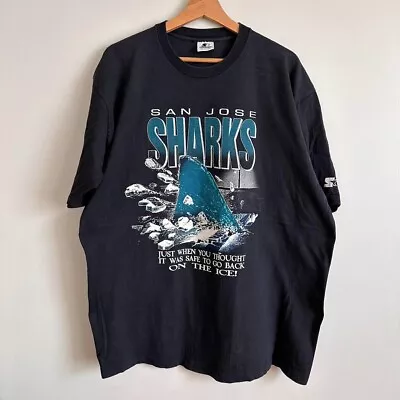 Vintage San Jose Sharks Shirt Size XL • $85