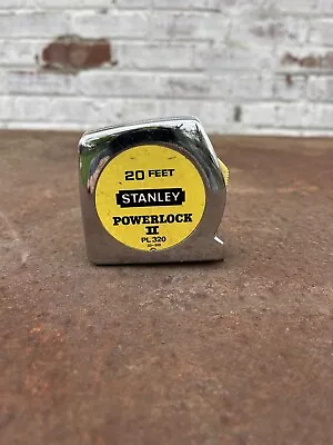 Vintage Stanley 20 Ft Powerlock II Tape Measure 33-320 PL320 Works Great! • $21.98