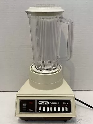 Vintage/Pre-Owned*Waring Futura II Dual Range 14 Speed Blender In Cream*13BL25 • $46.32