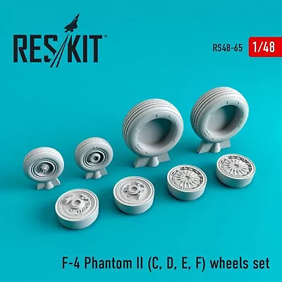 Reskit F-4 (CDEF)  PHANTOM II  WHEELS SET (1/48) • £6.99