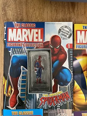 The Classic Marvel Figurine Collection Issue 1 Spider-man Eaglemoss Figure & Mag • £7.99