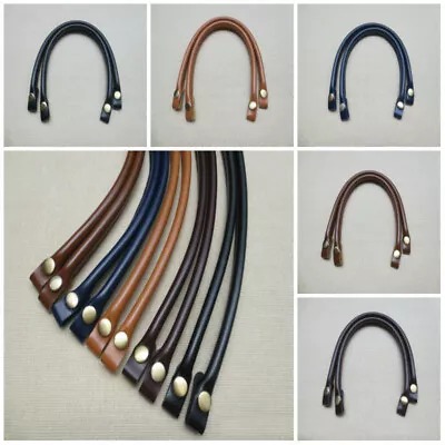 Leather Replacement Handles Short Straps For Handbag Purse Bag Accessories DIY • $7.41