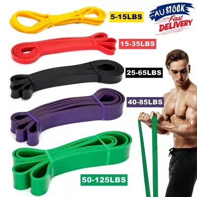 Heavy Duty Resistance Band Power Gym Fitness EXERCISE LOOP YOGA WORKOUT • $6.20