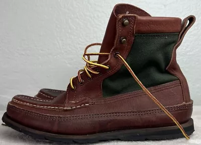 NEW Russell Moccasin Mens 9 D Joe's PH Boots Rust Green Cognac Brown 096716 USA • $660