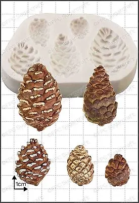 $15.85 • Buy Silicone Mould Pine Cones Food Use FPC Sugarcraft