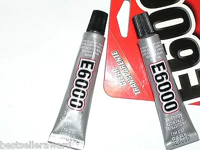 £6.80 • Buy 1pc Small Tube E6000 Permanent Bond Clear Transparent Glue For Crafting Vials