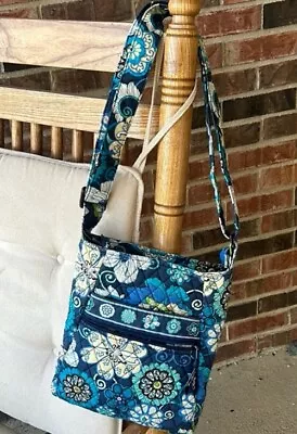 Vera Bradley Crossbody Purse Mod Floral Blue • $14