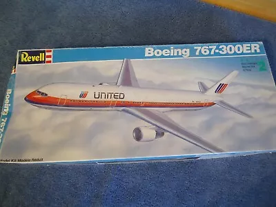 Revell 1:144 Boeing 767-300ER Commercial Airplane Model Kit # 4471 Make 2 Planes • $24.99