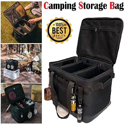 $49.99 • Buy Outdoor Camping Storage Bag Large Storage Lamp Tableware Bag Camping Picnic Tool