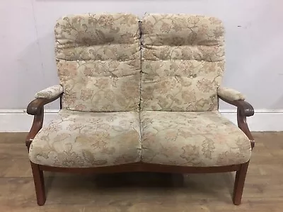 Cottage Style Wooden Framed 2 Seater Sofa • £9.99