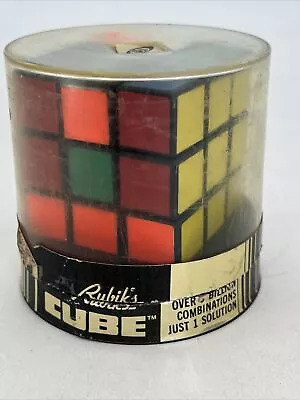 Vintage 1980 Rubik's Cube With Original Case Free Shipping • $47.48