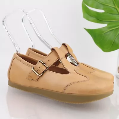 Kalso Earth Shoe Women's Faroe Lotus Mary Jane Shoe Size 11 W Tan Leather Flat • $116.88