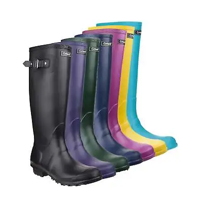 Cotswold Sandringham Ladies Wellington Boots Women Wellies Self-Lined PVC Welly • £38.99