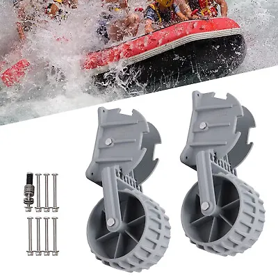 £64.60 • Buy 2x Launching Wheels- Dinghy Dolly Wheels For Inflatable Boat, Tinnies, Kayak UK