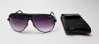 Vintage Totes Aviator Collapsible Folding Sunglasses Black Frames With Case • $19.95