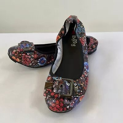 I Love Billy CORY Multicoloured Floral Ballet Flats Near New Condition Size 7/38 • $29.90