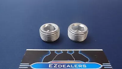 3/4  NPT Allen Socket Pipe Plug Aluminum Silver IMCA Hot Rod NHRA Street Rod Rat • $7.99