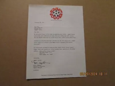 MISL Houston Summit Soccer Vintage Defunct 1979 Team Logo Soccer Letterhead • $25