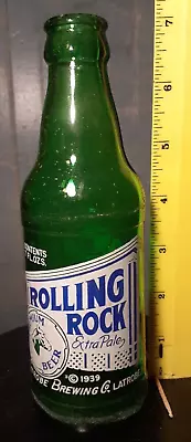 Vintage Rolling Rock Premium Beer Green Empty Glass Bottle 7 FL. OZ. Latrobe PA • $9.99