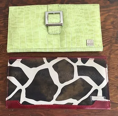 Lot Of 2 Miche Classic Shells Jayma Giraffe Print  & Lime Green Ellie Buckle • $17.98