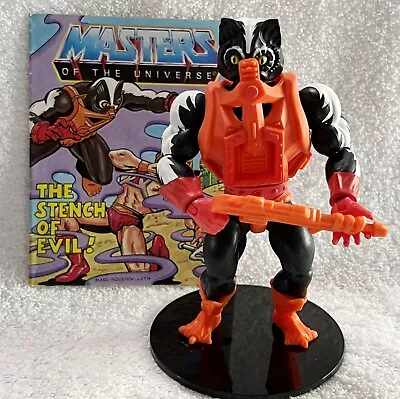 STINKOR W/VINTAGE COMIC • MATTEL ORIGINS • MASTERS OF THE UNIVERSE • $40