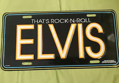 Elvis Presley- That's Rock-n-roll  - 12  X 6  License Plate - Aluminum - New   • $9