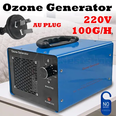 100G/H Ozone Generator Ozonator Machine Air Purifier Clean Deodoriser Ionizer • $67.99