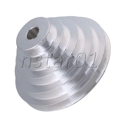 $79.82 • Buy Aluminum 5 Step A Type V-Belt Pagoda Pulley Timing Belt 20mm Aperture Set Of 2