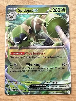 Spidops Ex - 019/198 - Ultra Rare - Scarlet & Violet SV1 - Mint - Pokemon Card • $3.49