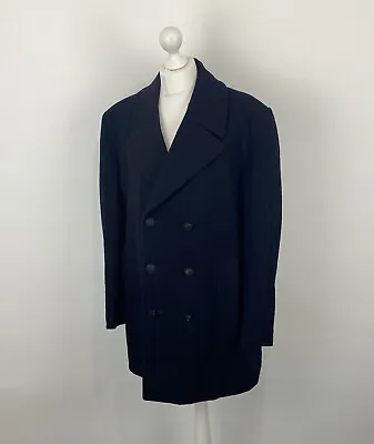 Vintage Gloverall Reefer Peacoat Navy Blue GB 40 / EU 50 Mens • $61.65