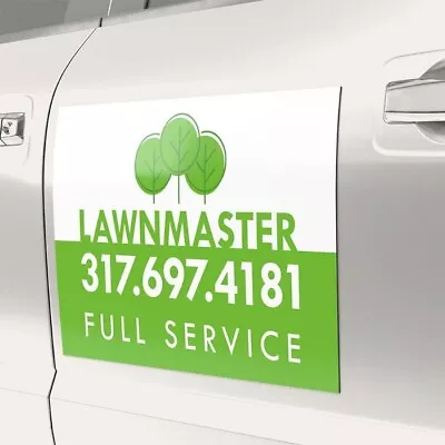 Customized Full Color Car Magnet Sign For Businesses-Car-Truck-Van • $28.95