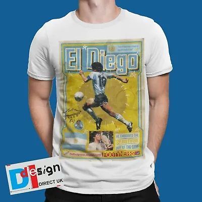 £6.99 • Buy Diego Maradona T-Shirt Football Classic Greatest 70s 80s 90s Retro 10 El Diego