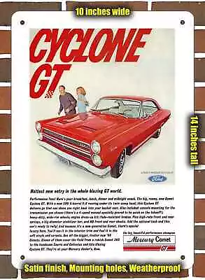 Metal Sign - 1966 Mercury Cyclone GT - 10x14 Inches • $24.61