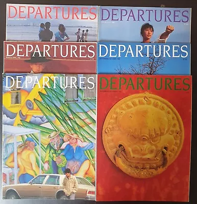 Departures/ Magazines Lot Of 6 (1988) • $34