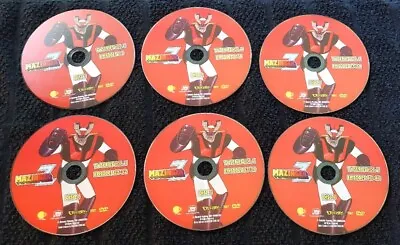 Mazinger Z TV Series Vol Set 1 DVD Discs - No Cover Art - Generic Black Case • $46.99