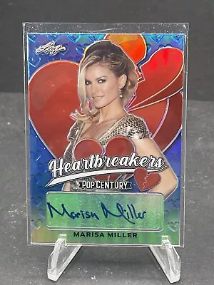 2021 Leaf Pop Century Marisa Miller Heartbreakers Autograph #H-MM1 SN 23/25 • $40