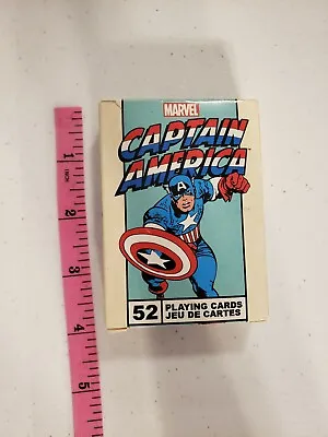 Vintage Marvel Captain America Playing Cards Offical Deck Of Captain America  • $15.99