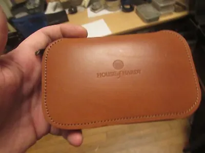 Stunning Unused Hardy Alnwick Leather Fly Fishing Wallet Case Fleece Lined .. • $113.65