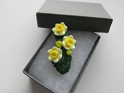 Handmade Pale Yellow Spring Daffodil Brooch Pin - Marie Curie Donation Charity • £4.99