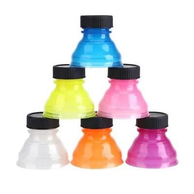 6PCS Convert Cover Soda Reusable Toppers Cans Caps Plastic Savers Can Lid Drink • £3.94