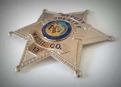 £22.79 • Buy Obsolete Historical Police Usa Badge ... Washington County No. 13 / Maryland
