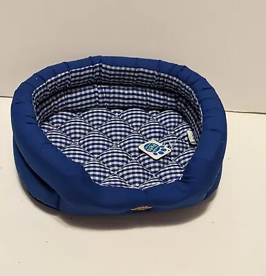 My Twinn Poseable Pets 12  Plush Pet Bed Blue Plaid With Tag • $16.99