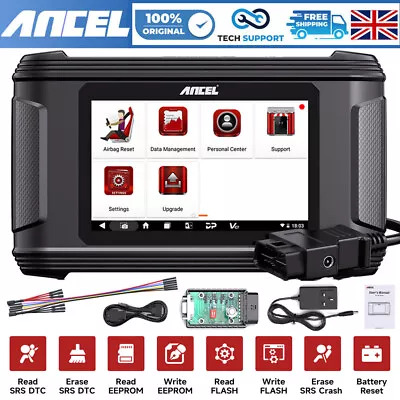 AR500 Airbag Module Repair Tool OBD2 Diagnostic Scanner SRS Crash Code Clear UK • £779.99