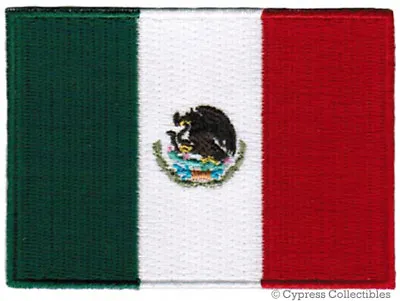 MEXICO FLAG PATCH MEXICAN EMBLEM PARCHE SNAKE EAGLE LOGO Embroidered Iron-on • $5.95