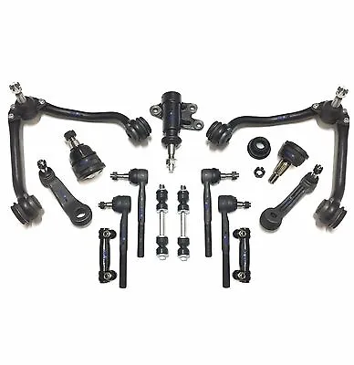 15Pc Control Arm Tie Rod End Ball Joints For C1500 Suburban C2500 C3500 Tahoe • $199.56