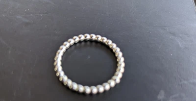 $31 • Buy Authentic Pandora Bubble Ring Sterling Silver Size 60