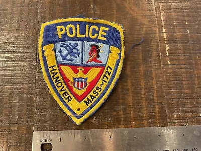 Original Vintage Hanover Mass Police Patch • $21.88