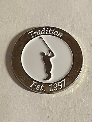 Rare Tradition Golf Club 1  Coin Style Golf Marker - La Quinta CA - A Beauty! • $12