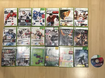 Lot Of 19 Xbox 360 Game - Complete • $90.28