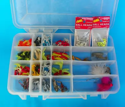 Lots Of Fishing Lures And Plastic Tackle Box • $20